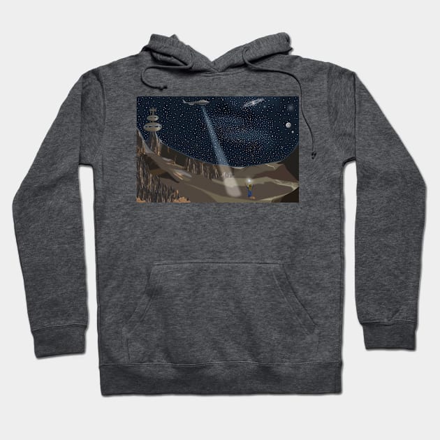 The Signal (Landscape) Hoodie by dennye